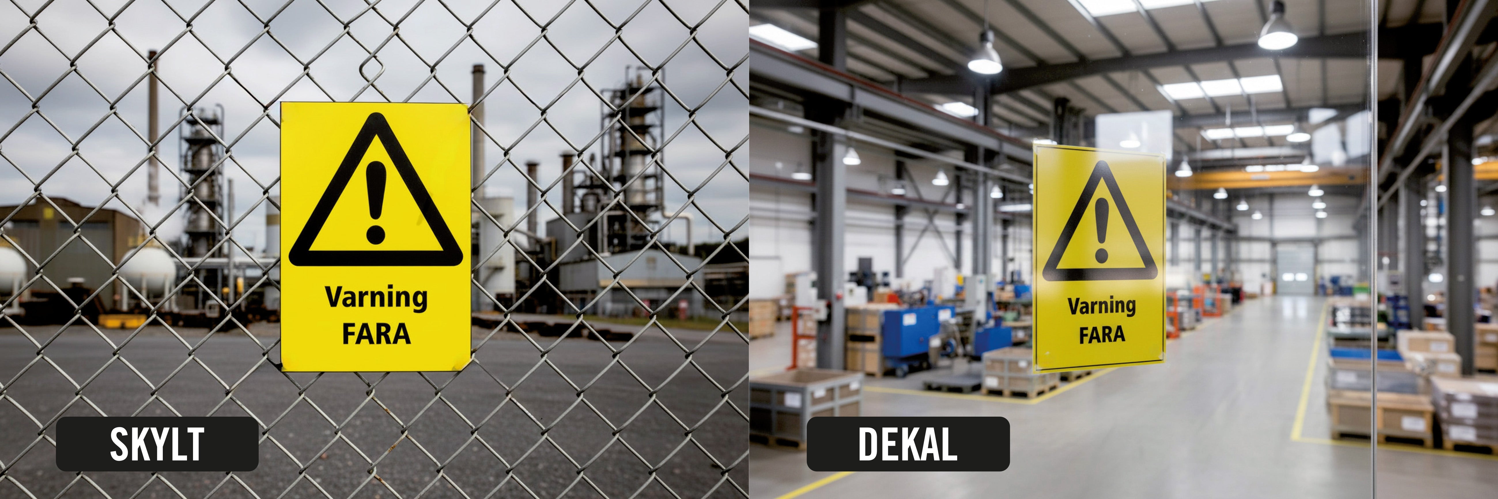 Skyltar vs dekaler: expertens guide till bästa valet