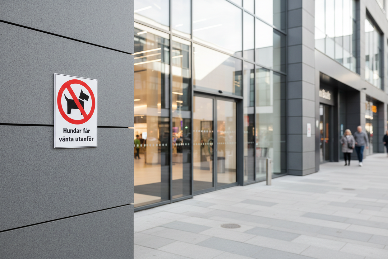 Förbudsskylt – tydligt och lätt att följa