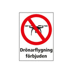 Drönarflygning förbjuden