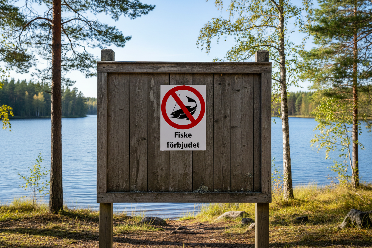 Dekal fiska förbjudet