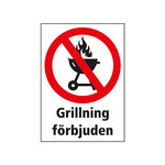 grillning förbjuden