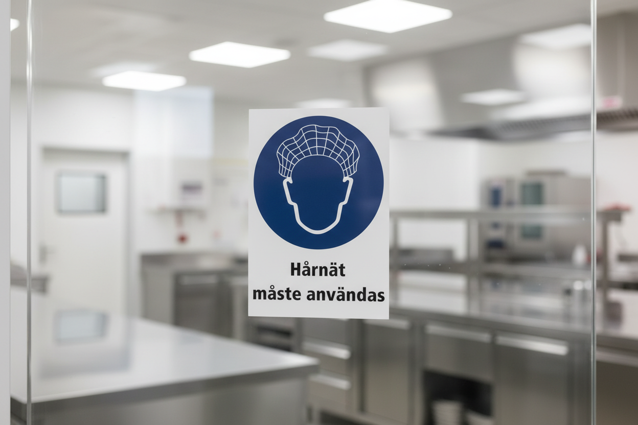 Dekal hårnär måste användas