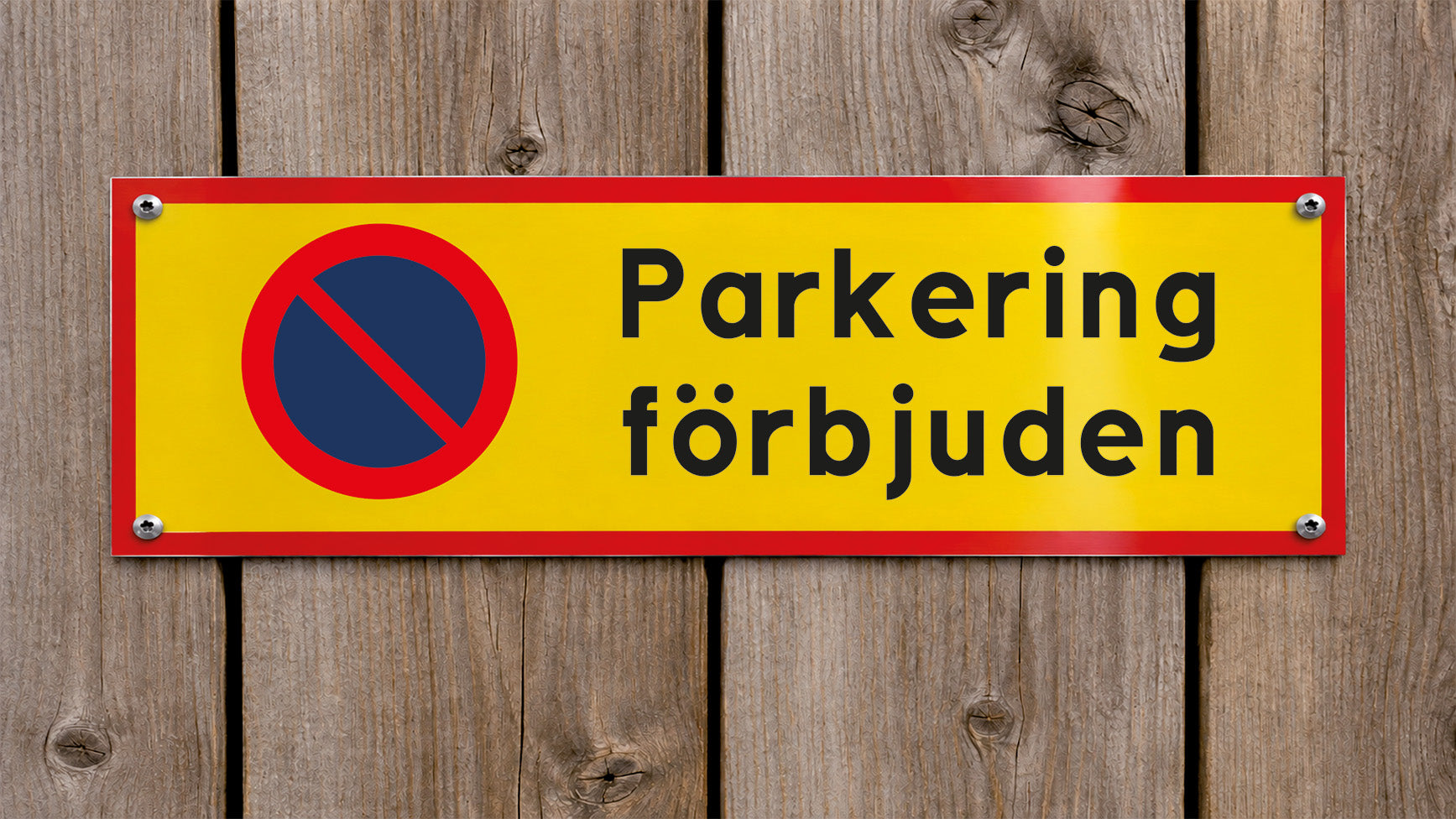 Parkeringsskylt Förbud