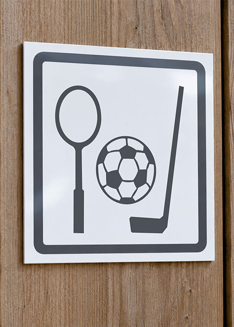 Aluminiumskylt sport