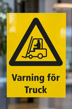 Varningsdekal Truck