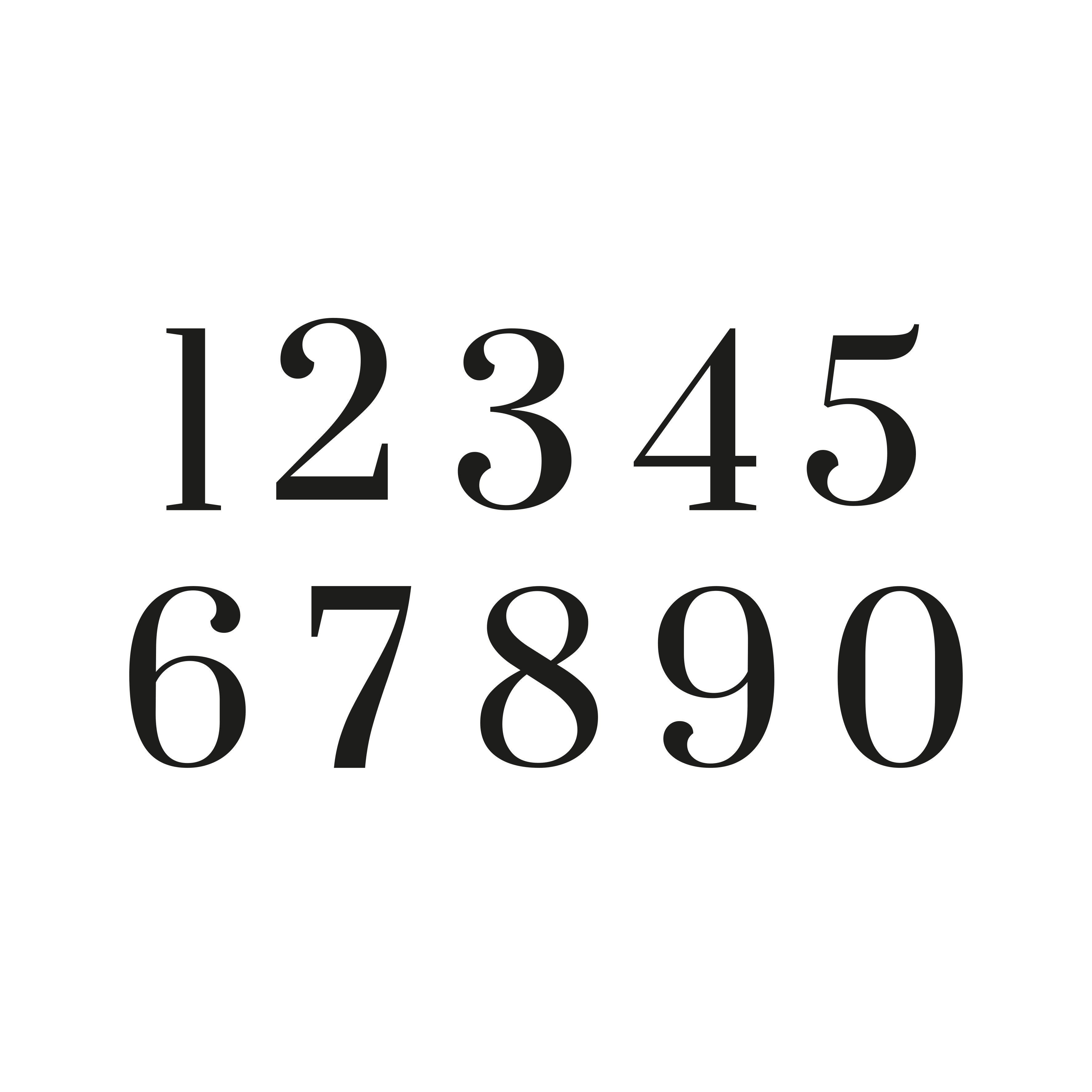 Självhäftande siffra svart klassisk