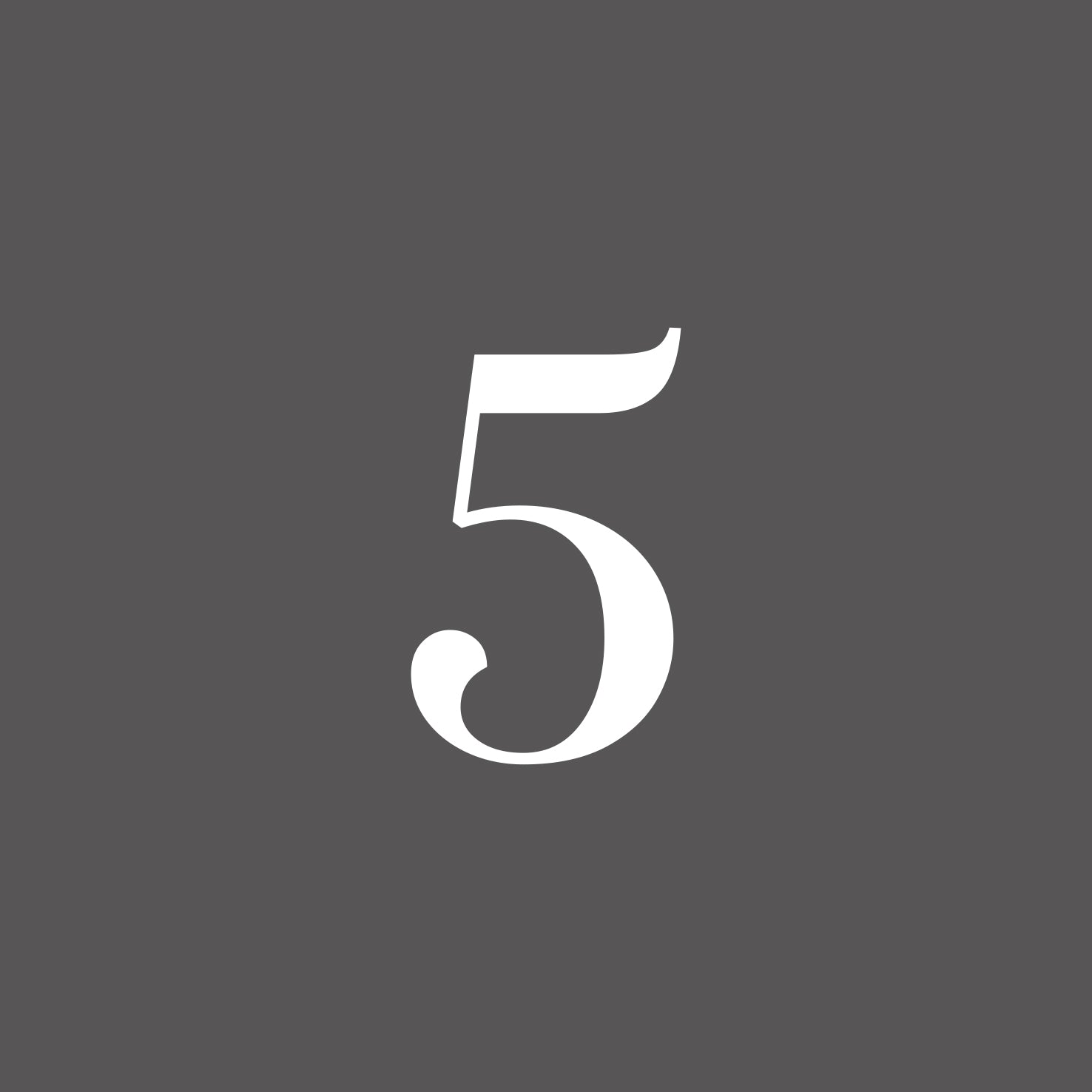 Självhäftande siffra vit klassisk