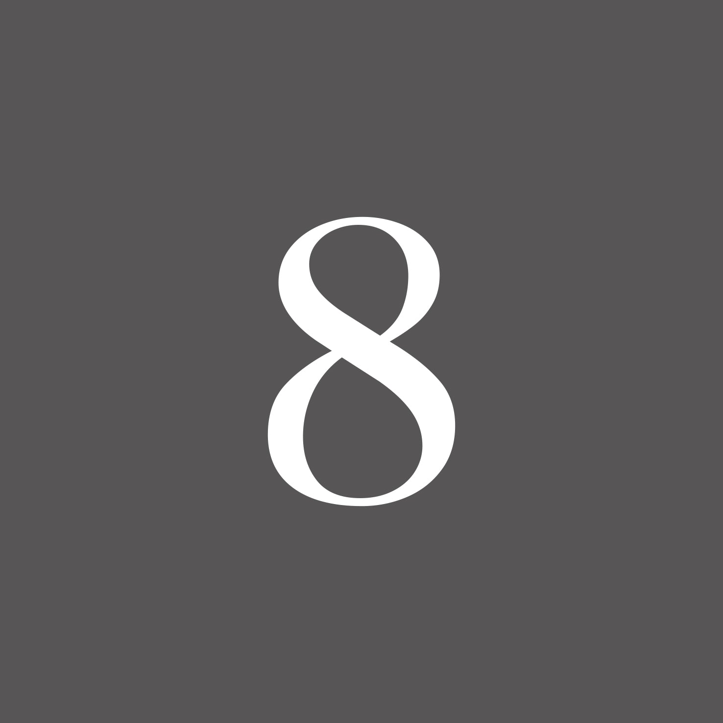 Självhäftande siffra vit klassisk