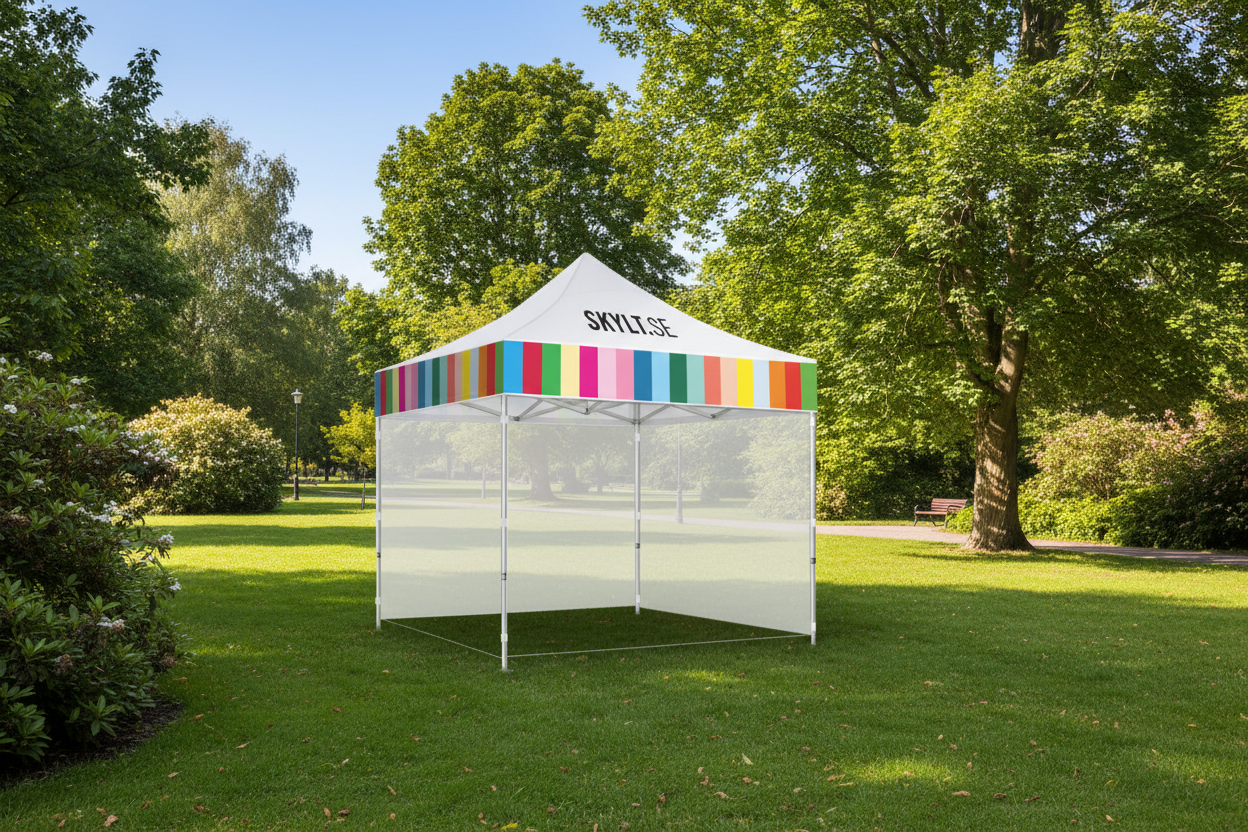 Reklamtält inkl 4st väggar 3x3m