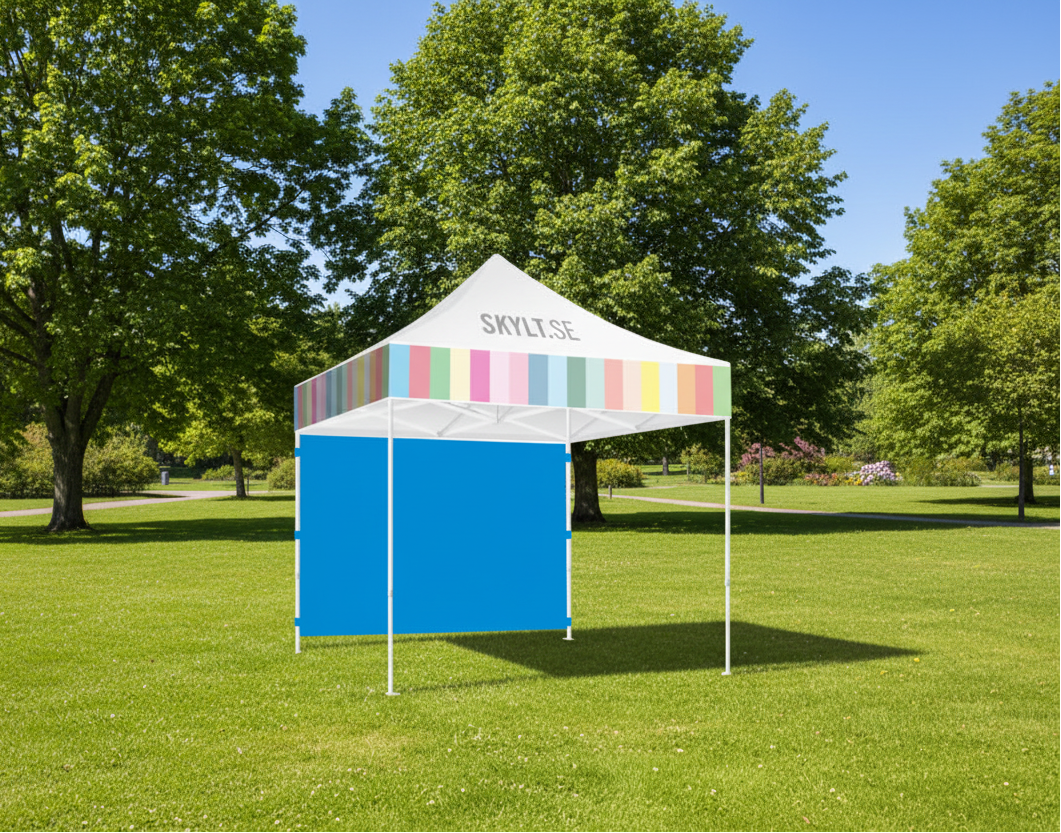 Tältvägg till reklamtält