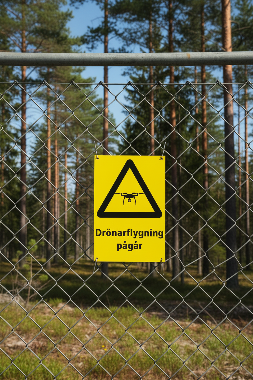 Skyt med drönarflygning