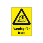 Varningsskylt Truck