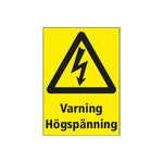 Varninsskylt högspänning