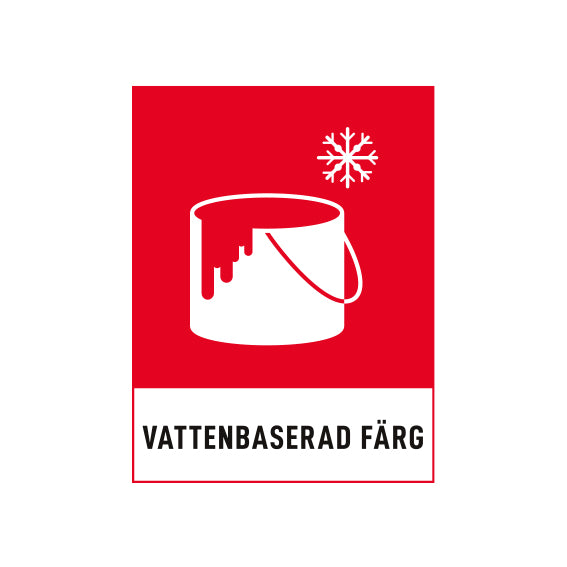 Avfall Sverige Vattenbaserad färg