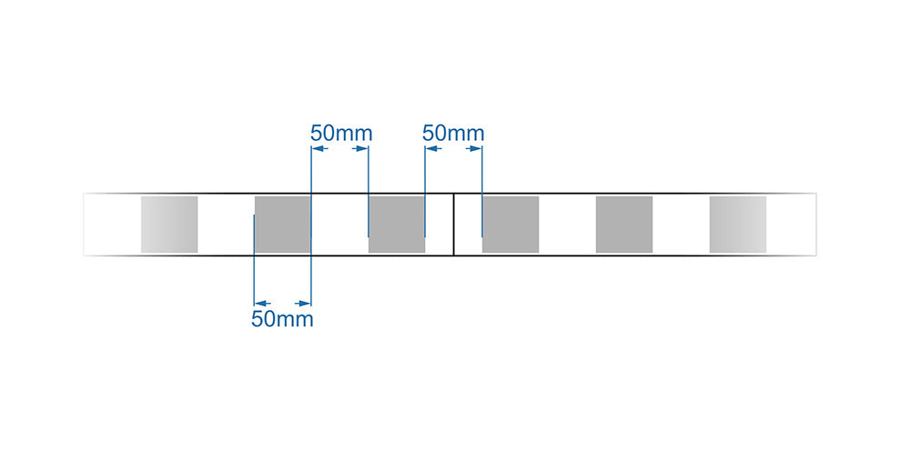 Kontrastmarkering fyrkant